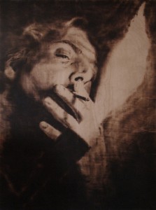 faire long feu (autoportrait) 
collection privée